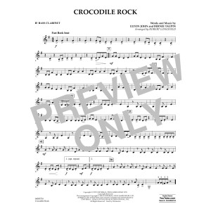 Crocodile Rock (arr. Robert Longfield) - Bb Bass Clarinet