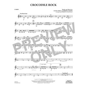 Crocodile Rock (arr. Robert Longfield) - F Horn