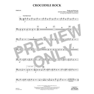 Crocodile Rock (arr. Robert Longfield) - Timpani