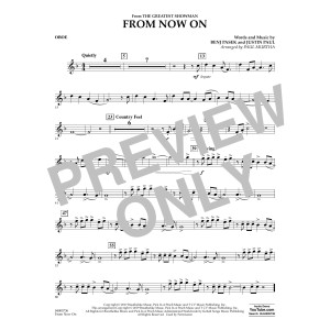 From Now On (from The Greatest Showman) (arr. Paul Murtha) - Oboe
