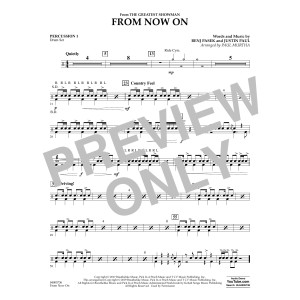 From Now On (from The Greatest Showman) (arr. Paul Murtha) - Percussion 1