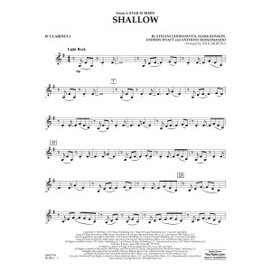 Shallow (from A Star Is Born) (arr. Paul Murtha) - Bb Clarinet 1