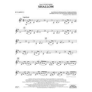 Shallow (from A Star Is Born) (arr. Paul Murtha) - Bb Clarinet 2
