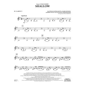 Shallow (from A Star Is Born) (arr. Paul Murtha) - Bb Clarinet 3