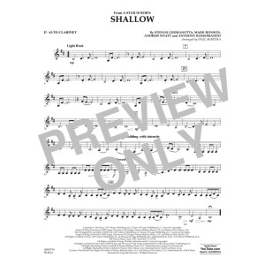 Shallow (from A Star Is Born) (arr. Paul Murtha) - Eb Alto Clarinet