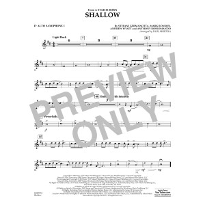 Shallow (from A Star Is Born) (arr. Paul Murtha) - Eb Alto Saxophone 1
