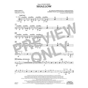 Shallow (from A Star Is Born) (arr. Paul Murtha) - Percussion 2
