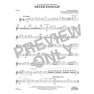 Never Enough (from The Greatest Showman) (arr. Johnnie Vinson) - Flute