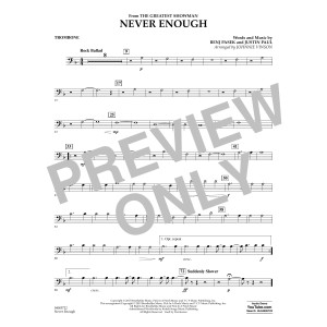 Never Enough (from The Greatest Showman) (arr. Johnnie Vinson) - Trombone