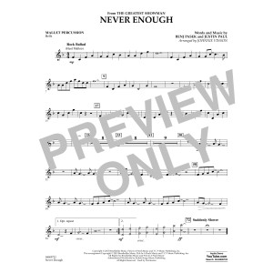 Never Enough (from The Greatest Showman) (arr. Johnnie Vinson) - Mallet Percussion