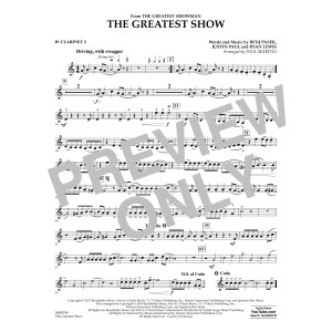 The Greatest Show (arr. Paul Murtha) - Bb Clarinet 2