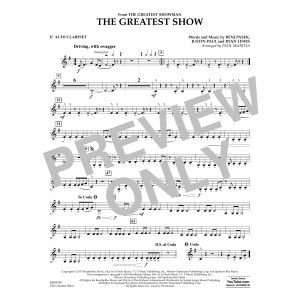 The Greatest Show (arr. Paul Murtha) - Eb Alto Clarinet