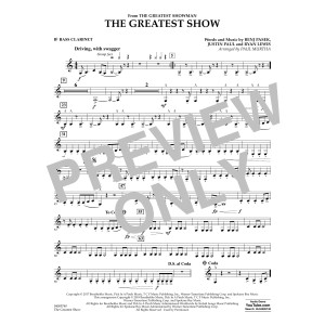 The Greatest Show (arr. Paul Murtha) - Bb Bass Clarinet
