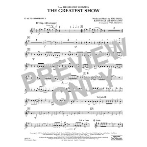 The Greatest Show (arr. Paul Murtha) - Eb Alto Saxophone 1