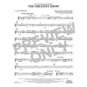 The Greatest Show (arr. Paul Murtha) - Eb Alto Saxophone 2