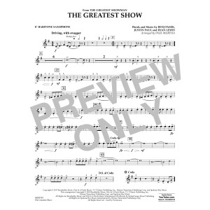 The Greatest Show (arr. Paul Murtha) - Eb Baritone Saxophone
