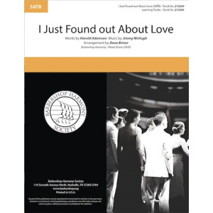 I Just Found out About Love (arr. Dave Briner)