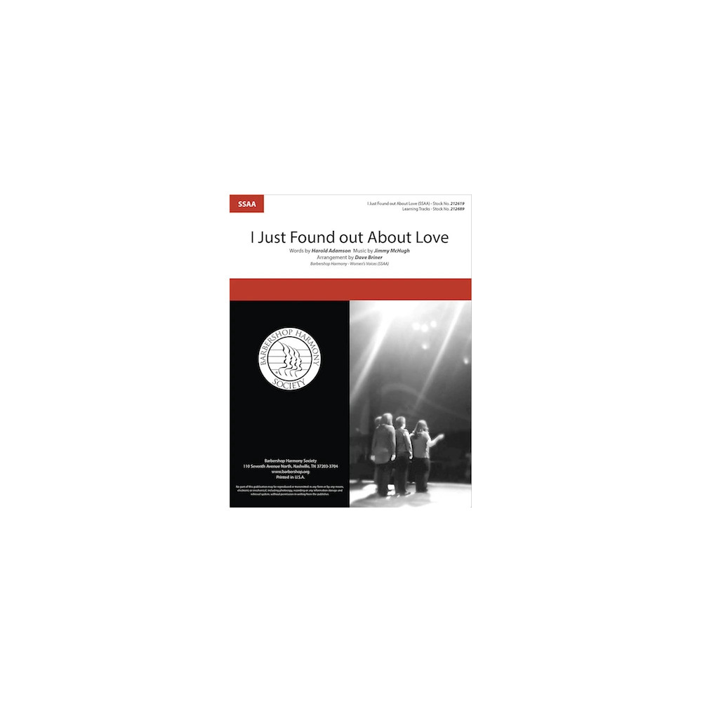 I Just Found out About Love (arr. Dave Briner)