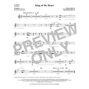 King of My Heart (arr. Heather Sorenson) - C Soprano Recorder/opt. Picc.