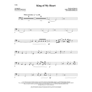 King of My Heart (arr. Heather Sorenson) - Cello