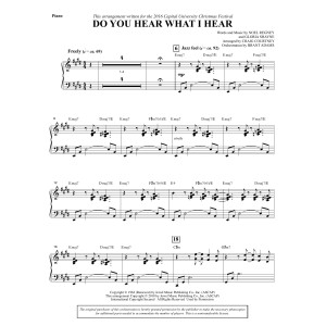 Do You Hear What I Hear (arr. Craig Courtney) - Piano