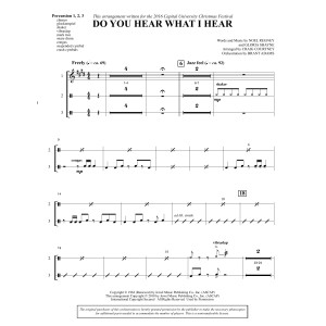 Do You Hear What I Hear (arr. Craig Courtney) - Percussion 1-3
