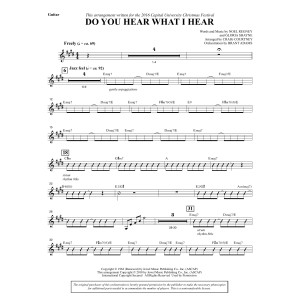 Do You Hear What I Hear (arr. Craig Courtney) - Guitar
