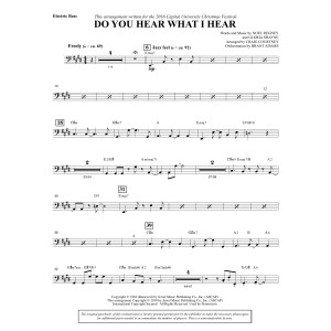 Do You Hear What I Hear (arr. Craig Courtney) - Electric Bass