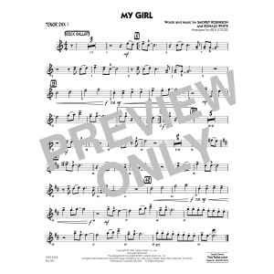 My Girl (arr. Rick Stitzel) - Tenor Sax 1