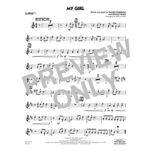 My Girl (arr. Rick Stitzel) - Bb Clarinet 1