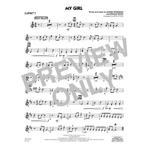My Girl (arr. Rick Stitzel) - Bb Clarinet 2