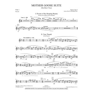 Mother Goose Suite (Ma Mére L'Oye) (arr. Richard Frey) - Flute 1 (Piccolo)