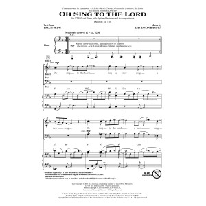 Oh Sing To The Lord
