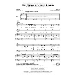 Oh Sing To The Lord