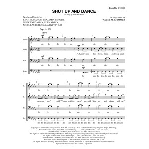 Shut Up and Dance (arr. Wayne Grimmer)