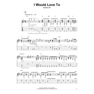 I Would Love To