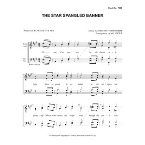 Star Spangled Banner (arr. Val Hicks)