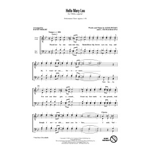 Hello Mary Lou (arr. David Wright)