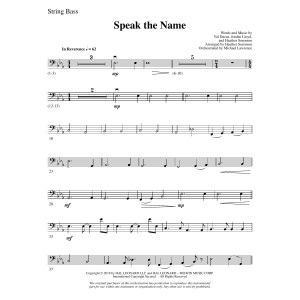 Speak the Name - String Bass