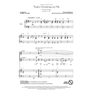 That's Christmas To Me (arr. Audrey Snyder)