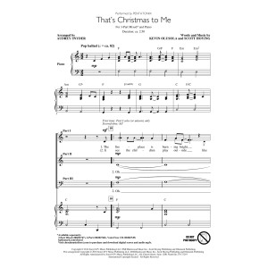 That's Christmas To Me (arr. Audrey Snyder)