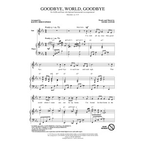 Goodbye World Goodbye (arr. Keith Christopher)