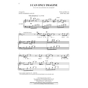 I Can Only Imagine (arr. David Angerman)