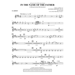In the Name of the Father (A Resurrection Declaration) - Bb Clarinet