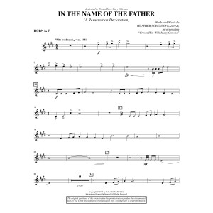 In the Name of the Father (A Resurrection Declaration) - F Horn
