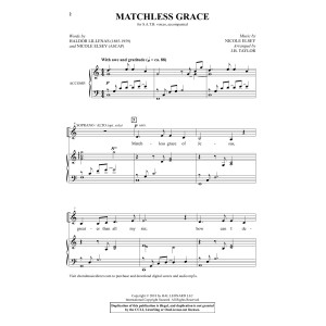 Matchless Grace (arr. J.B. Taylor)