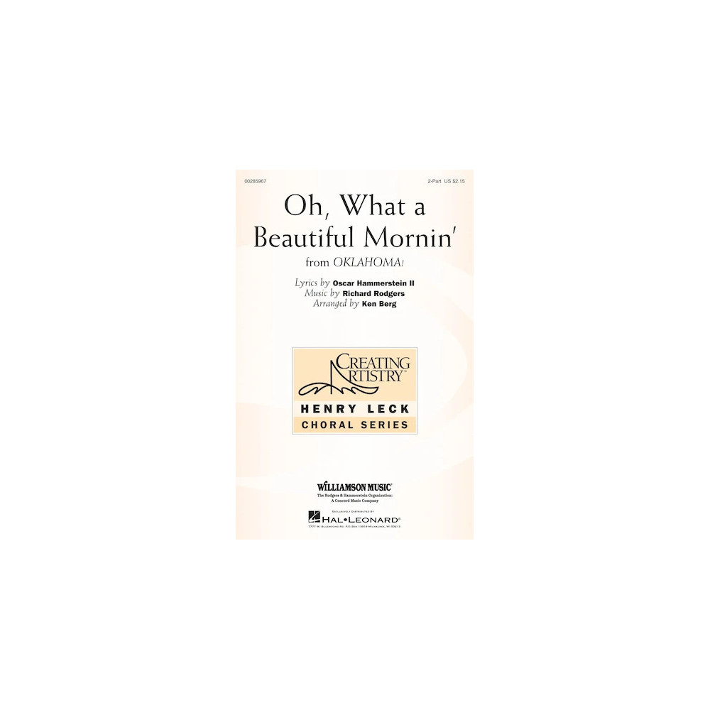Oh, What A Beautiful Mornin' (from Oklahoma!) (arr. Ken Berg)