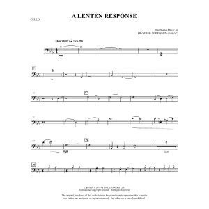 A Lenten Response - Cello