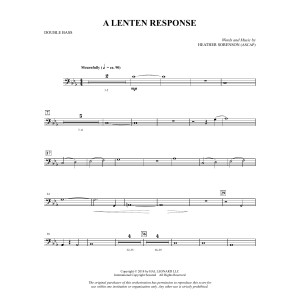 A Lenten Response - Double Bass