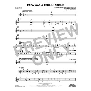 Papa Was a Rollin' Stone (arr. Rick Stitzel) - Alto Sax 1